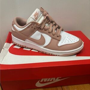 Nike Women's Shoes in White and Tan